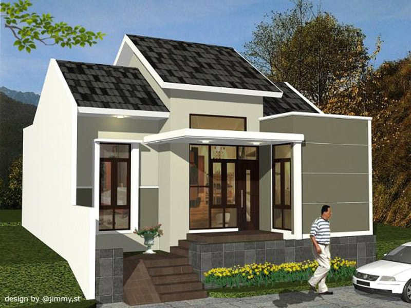 Rumah Minimalis Terbaru 1 Lantai Tanpa Garasi