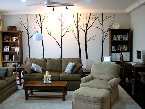 Ruang Tamu Rumah Minimalis Modern Alam