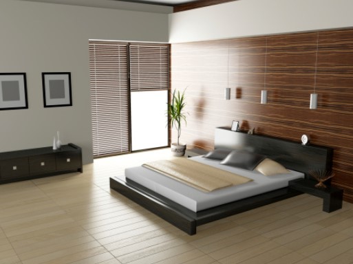 Desain Kamar Tidur Lesehan Minimalis
