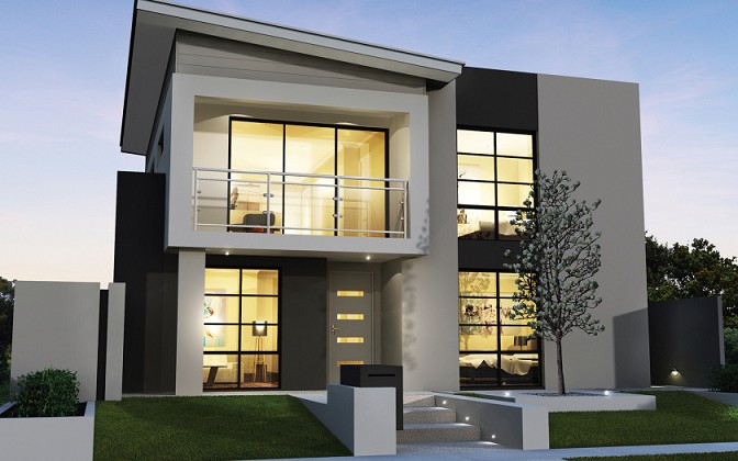 Model Rumah Tingkat Minimalis Modern 2015