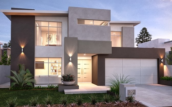 Model Rumah Tingkat Minimalis Modern 2015