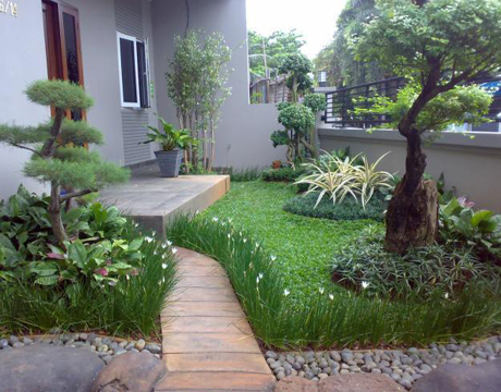 Teras Rumah Minimalis Hijau