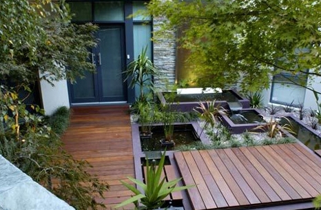 Teras Rumah Minimalis Hijau