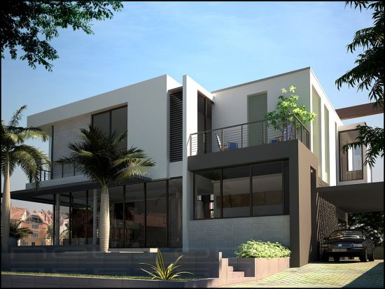 Desain Rumah Tropis Modern