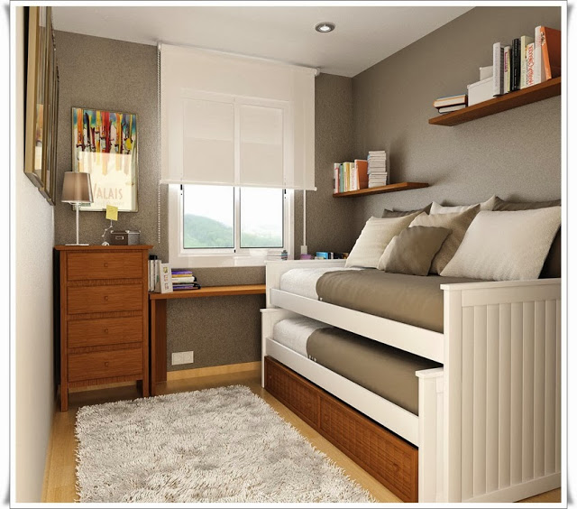 Kamar Tidur Sempit Model Lipat