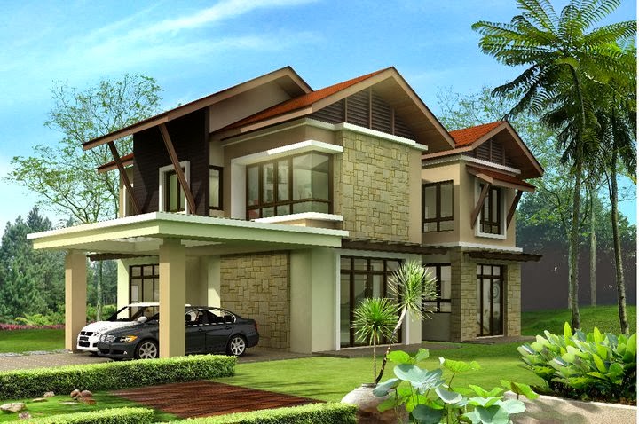 Gambar Model Rumah Minimalis Tropis