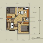 Denah Rumah Minimalis Tipe 21