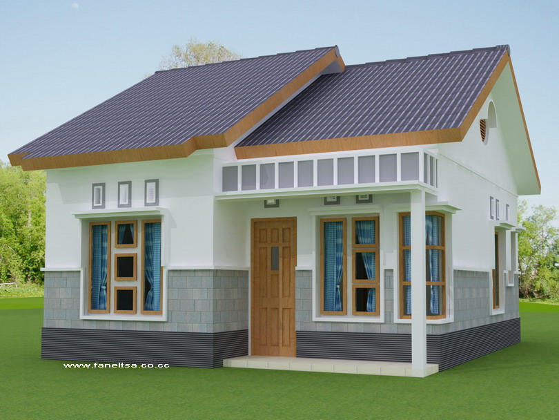 Desain Rumah Minimalis Tipe 36 Tampak Samping