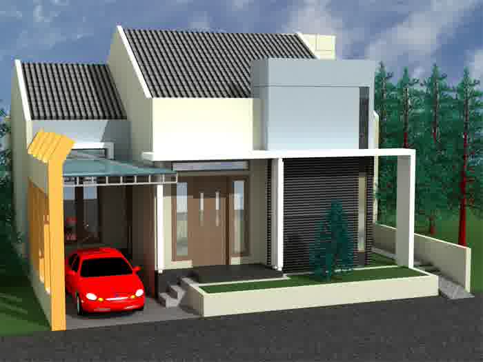 Desain Rumah Minimalis Hook Depan