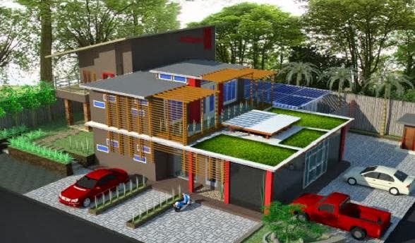 Atap Datar Rumah Minimalis Modern