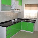 Desain Dapur Rumah Minimalis Warna Hijau
