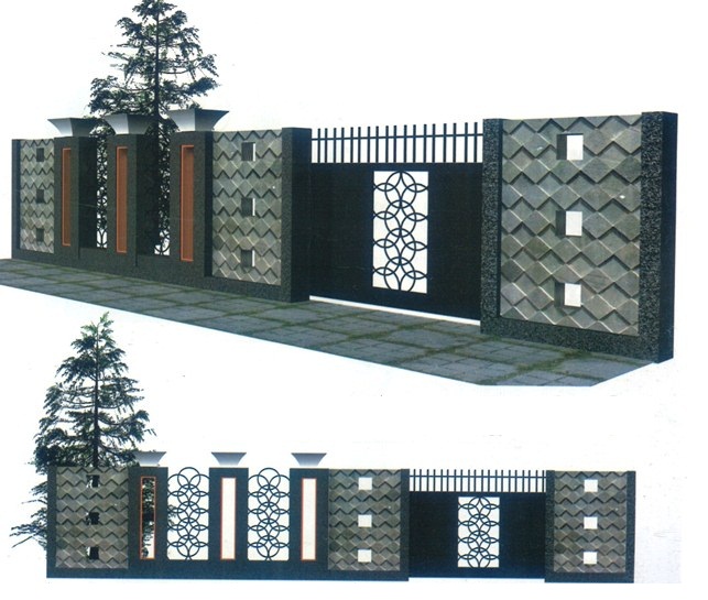 Contoh Desain Pagar Rumah Minimalis