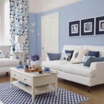 Cat Ruang Tamu Minimalis Biru