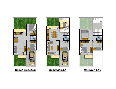 Pilihan Denah Rumah Minimalis Type 45