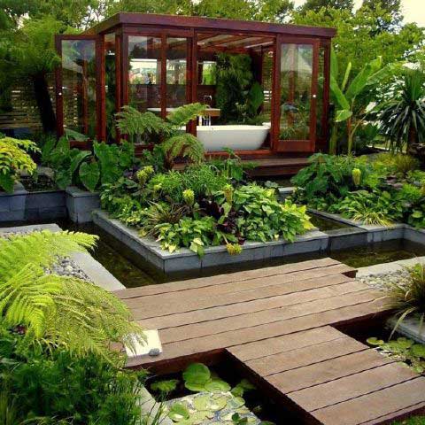 Gambar Desain Taman Rumah Minimalis Eksklusiv