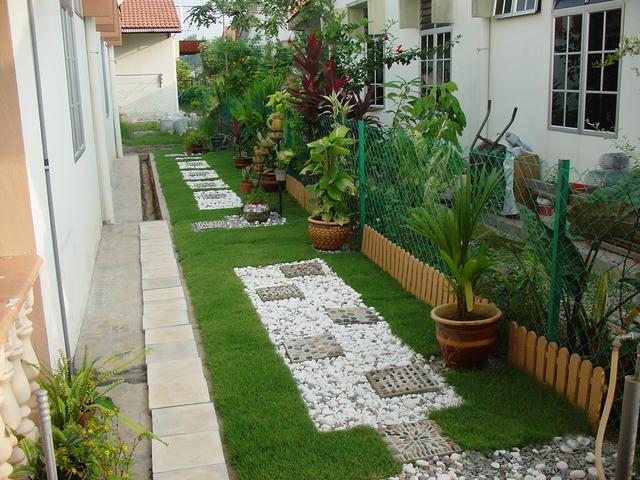 Contoh Taman Minimalis Samping Rumah