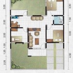 denah rumah minimalis 3 kamar tipe 45