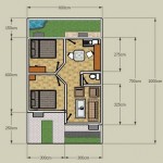 Gambar Denah Rumah minimalis Sketsa