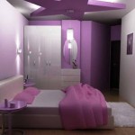 Desain Interior Kamar Purple