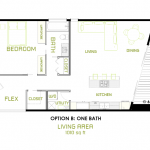 Contoh Denah Rumah Minimalis 1 Lantai