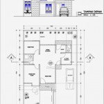 denah rumah minimalis 3 kamartipe 60
