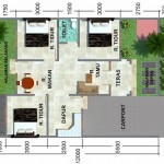 denah rumah minimalis 3 kamar sederhana