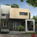 fasad rumah minimalis marmer