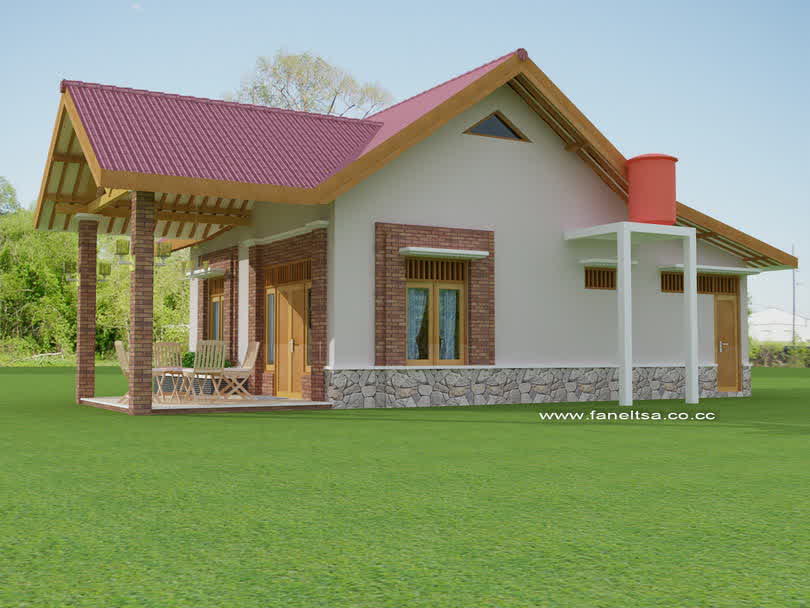 Model Depan Rumah Minimalis Rumput