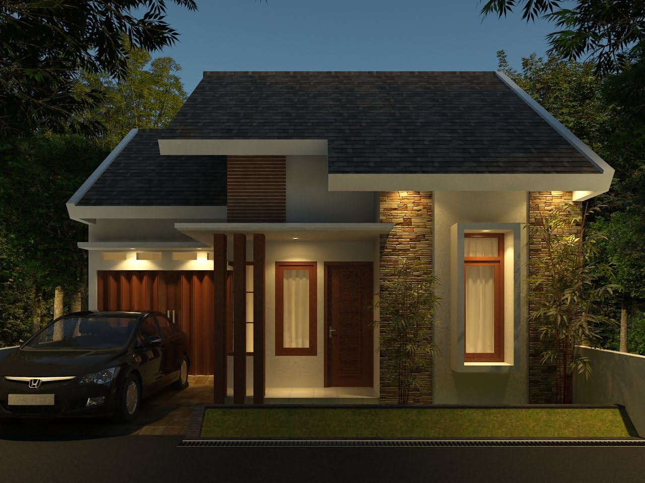 Model Lampu Depan Rumah Minimalis