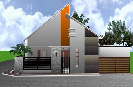 Rumah Minimalis 1 Lantai Pojok Jalan