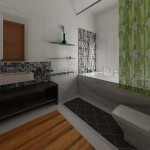 Model dinding Kaca Kamar Mandi Rumah Minimalis