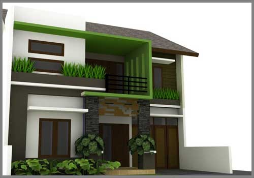 fasad rumah minimalis