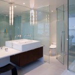 Desain Kamar Mandi Kaca Rumah Minimalis