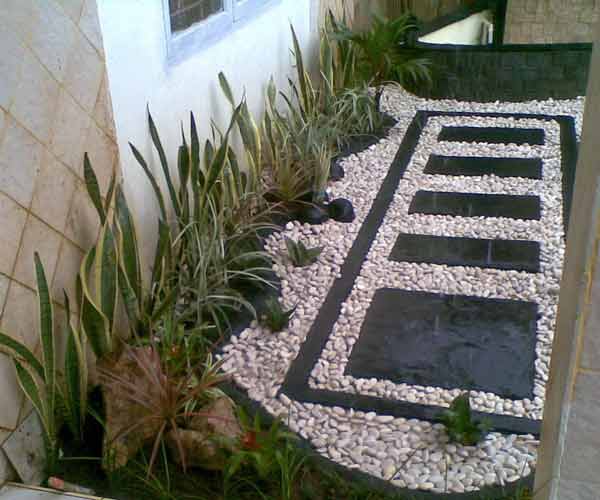Taman Samping Rumah Minimalis
