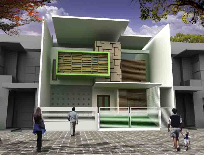 Model Rumah Tingkat Minimalis Modern 2015
