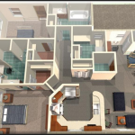 Desain Rumah Minimalis 1 Lantai 4 Kamar Tidur