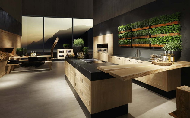 Model Dapur Rumah Minimalis Modern Hijau