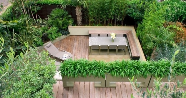 Desain Taman Diatas Rumah Minimalis