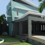 Pewarnaan Cat Rumah Minimalis