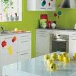 Warna Cat Dapur Minimalis Hijau