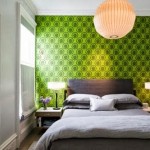 Desain Wallpaper Kamar Tidur Hijau