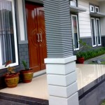 Desain Tiang Rumah Minimalis Batu Alam