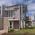 Desain Fasad Rumah 2 Lantai Modern Tropis