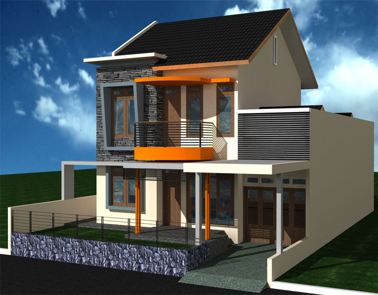 Gambar Rumah Minimalis 2 Lantai Modern