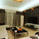 Interior Modern Ruang Tamu Minimalis Sofa Mewah Putih