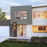 Desain rumah minimalis 2 lantai Modern Kontemporer