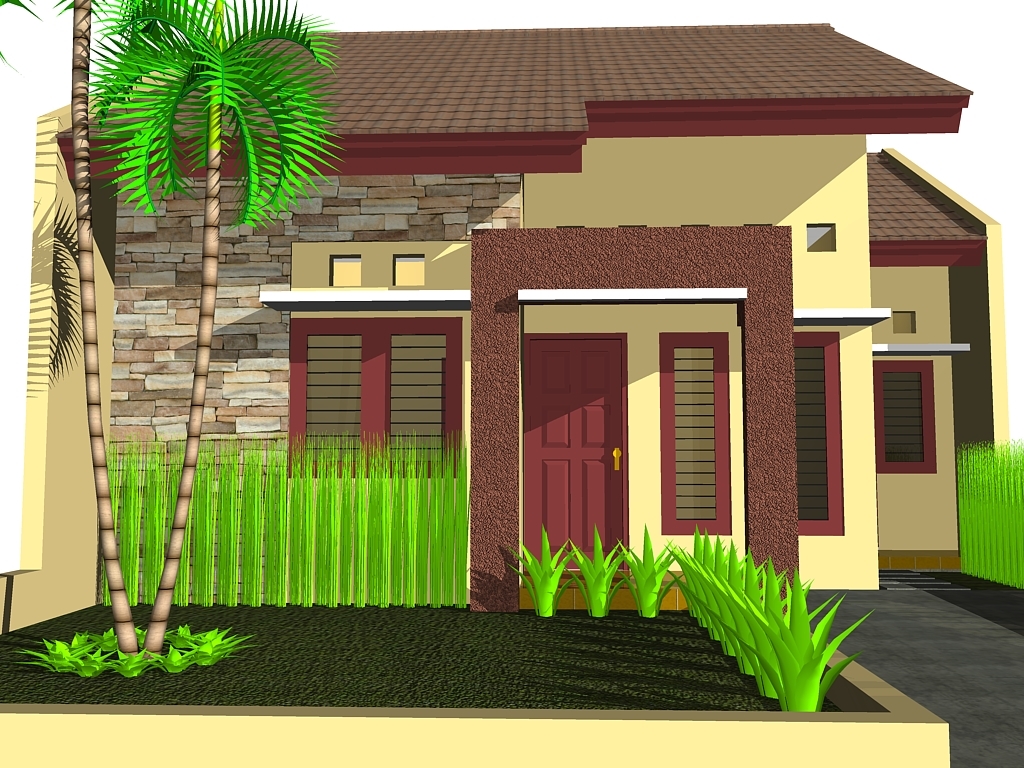 gambar rumah mungil minimalis sederhana