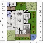 Denah Rumah Minimalis 4 Kamar