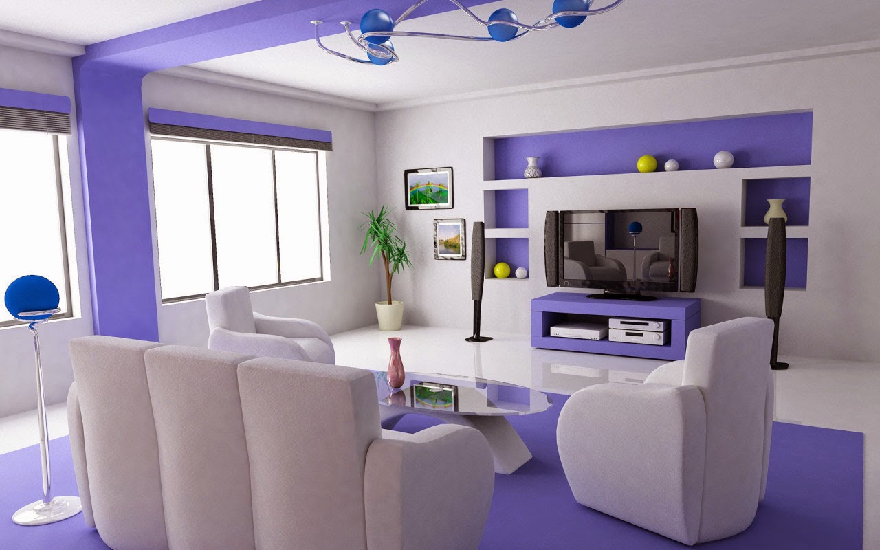 Cat Warna Rumah Nuansa Purple