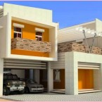Cat Rumah tampak depan